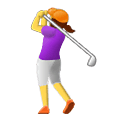 🏌️‍♀️ Emoji Mujer Jugando Al Golf en Samsung One UI 2.5.