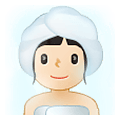 🧖🏻‍♀️ Emoji Mujer En Una Sauna: Tono De Piel Claro en Samsung One UI 2.5.