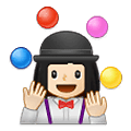 Emoji 🤹🏻‍♀️ Giocoliere Donna: Carnagione Chiara su Samsung One UI 2.5.