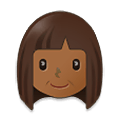 👩🏾 Emoji Mujer: Tono De Piel Oscuro Medio en Samsung One UI 2.5.