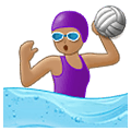 🤽🏽‍♀️ Emoji Mujer Jugando Al Waterpolo: Tono De Piel Medio en Samsung One UI 2.5.