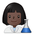 👩🏿‍🔬 Emoji Wissenschaftlerin: dunkle Hautfarbe Samsung One UI 2.5.