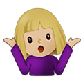 🤷🏼‍♀️ Emoji Mulher Dando De Ombros: Pele Morena Clara na Samsung One UI 2.5.