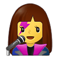 👩‍🎤 Emoji Cantante Mujer en Samsung One UI 2.5.