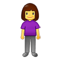 🧍‍♀️ Emoji Mujer De Pie en Samsung One UI 2.5.