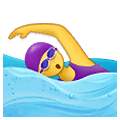 Emoji 🏊‍♀️ Nuotatrice su Samsung One UI 2.5.