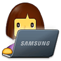👩‍💻 Emoji Tecnóloga en Samsung One UI 2.5.