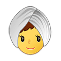 Emoji 👳‍♀️ Donna Con Turbante su Samsung One UI 2.5.