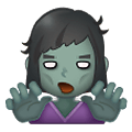 Emoji 🧟‍♀️ Zombie Donna su Samsung One UI 2.5.