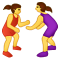🤼‍♀️ Emoji Mujeres Luchando en Samsung One UI 2.5.