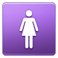 Émoji 🚺 Symbole Toilettes Femmes sur Samsung One UI 2.5.