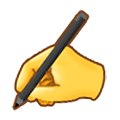 ✍️ Emoji Mano Escribiendo en Samsung One UI 2.5.