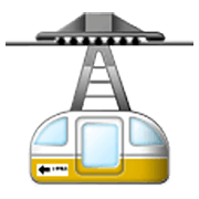Émoji 🚡 Tramway Aérien sur Samsung One UI 3.1.1.