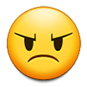 😠 Emoji Rosto Zangado na Samsung One UI 3.1.1.