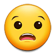 Emoji 😧 Faccina Angosciata su Samsung One UI 3.1.1.