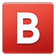 🅱️ Emoji Botão B (tipo Sanguíneo) na Samsung One UI 3.1.1.