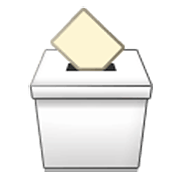 Emoji ☐ Urna elettorale su Samsung One UI 3.1.1.