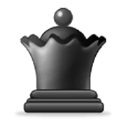 ♛ Emoji Pieza de ajedrez reina negra en Samsung One UI 3.1.1.