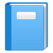 📘 Emoji blaues Buch Samsung One UI 3.1.1.