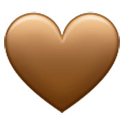 🤎 Emoji Coração Marrom na Samsung One UI 3.1.1.