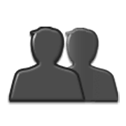 👥 Emoji Dos Siluetas De Bustos en Samsung One UI 3.1.1.