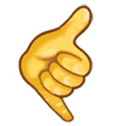 Emoji 🤙 Mano Con Gesto Di Chiamata su Samsung One UI 3.1.1.