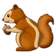 Émoji 🐿️ écureuil sur Samsung One UI 3.1.1.