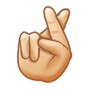 🤞🏻 Emoji Dedos Cruzados: Pele Clara na Samsung One UI 3.1.1.