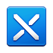 Emoji ⛌ Incrociamento delle strisce su Samsung One UI 3.1.1.