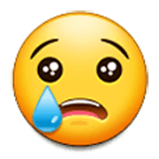Emoji 😢 Faccina Che Piange su Samsung One UI 3.1.1.