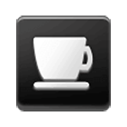 ⛾ Emoji Tasa en un cuadrado negro en Samsung One UI 3.1.1.