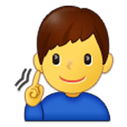 Emoji 🧏‍♂️ Uomo Con Problemi Di Udito su Samsung One UI 3.1.1.