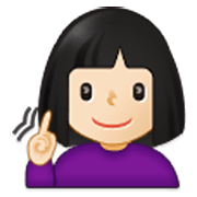 🧏🏻‍♀️ Emoji Mujer Sorda: Tono De Piel Claro en Samsung One UI 3.1.1.