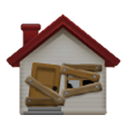 Emoji 🏚️ Casa In Rovina su Samsung One UI 3.1.1.