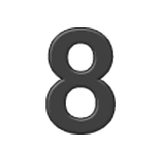 8️ Emoji Numero ocho en Samsung One UI 3.1.1.