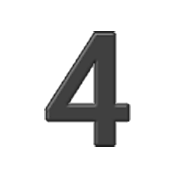 4️ Emoji Ziffer Vier Samsung One UI 3.1.1.