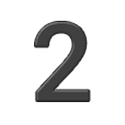 Emoji 2️ Cifra due su Samsung One UI 3.1.1.