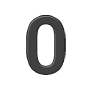 Emoji 0️ Cifra zero su Samsung One UI 3.1.1.