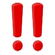 Emoji ‼️ Doppio Punto Esclamativo su Samsung One UI 3.1.1.