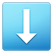 Emoji ⬇️ Freccia Rivolta Verso Il Basso su Samsung One UI 3.1.1.
