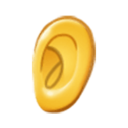 Emoji 👂 Orecchio su Samsung One UI 3.1.1.