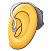 Emoji 🦻 Orecchio Con Apparecchio Acustico su Samsung One UI 3.1.1.