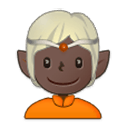 🧝🏿 Emoji Elf(e): dunkle Hautfarbe Samsung One UI 3.1.1.