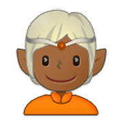 🧝🏾 Emoji Elf(e): mitteldunkle Hautfarbe Samsung One UI 3.1.1.