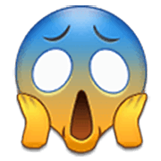 😱 Emoji Rosto Gritando De Medo na Samsung One UI 3.1.1.