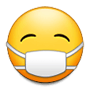 😷 Emoji Rosto Com Máscara Médica na Samsung One UI 3.1.1.
