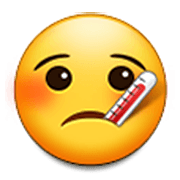 🤒 Emoji Rosto Com Termômetro na Samsung One UI 3.1.1.