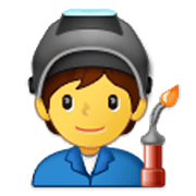 Emoji 🧑‍🏭 Persona Che Lavora In Fabbrica su Samsung One UI 3.1.1.