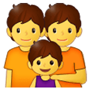 Émoji 👪 Famille sur Samsung One UI 3.1.1.