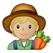🧑🏼‍🌾 Emoji Agricultor: Tono De Piel Claro Medio en Samsung One UI 3.1.1.
